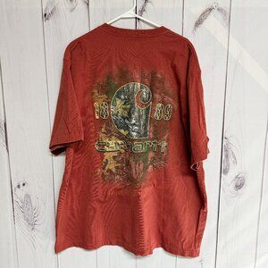 Carhartt Men’s Original Fit Pocket T-Shirt 2XL Burnt‎ Orange EUC